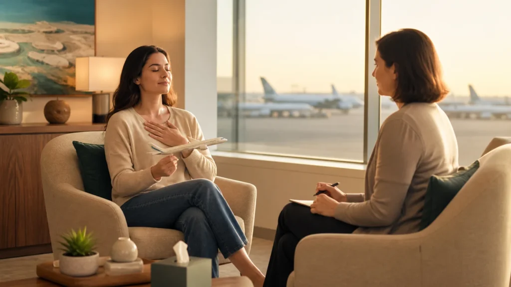What to Expect From Fear of Flying Therapy Before Holiday Travel